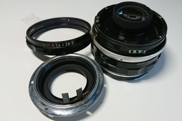 NIKKOR-H Auto 50mm F2 を改造してD7100につけるお話 - 損するあほう
