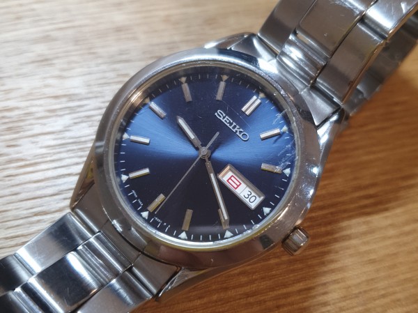 SEIKO 7N43-9080 文字盤ブルー　クオーツ SEIKO セイコー 腕時計 7N43-9080 ブルー文字盤 メンズ腕時計