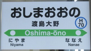 JR】渡島大野駅で途中下車 - Yu-Run記