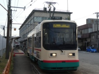 南富山駅、富山地方鉄道・デ8000形車両