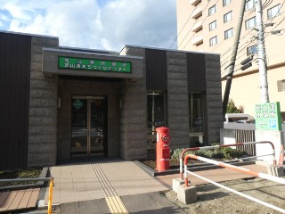 丸型ポスト・定山渓出張所前