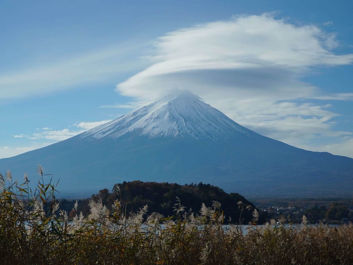 大石ハナテラスから見える富士山