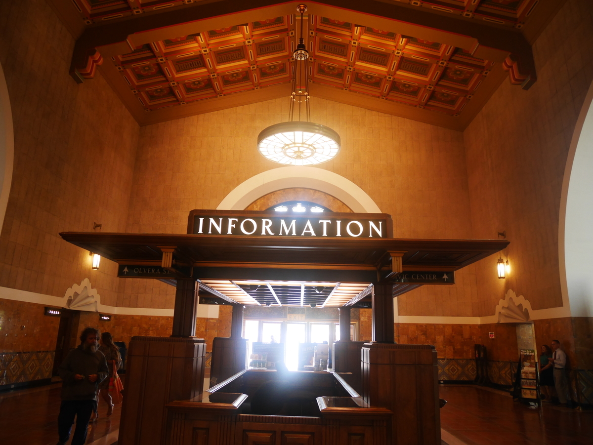 Los Angels Union Station アメリカ ロサンゼルス ユニオンステーション 駅構内