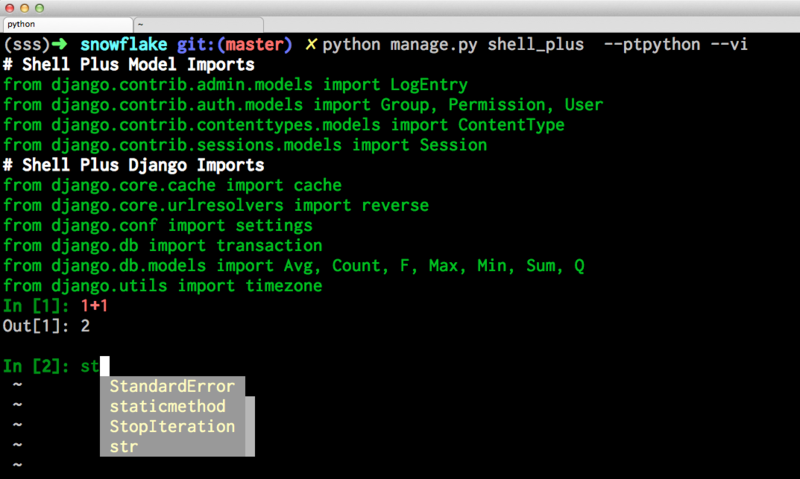 Python Prompt Toolkitをdjangoで使う - メモ置き場