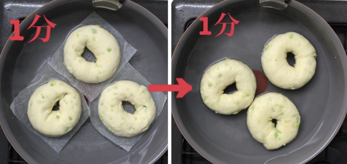 ベーグル　ケトリング　方法　砂糖