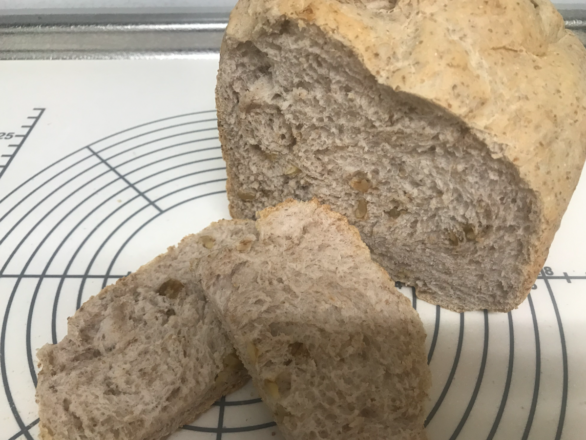 パン作り ライ麦 くるみ 食パン