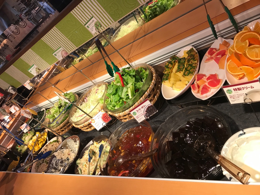 ブロンコビリー　アレルギー　ランチ　サラダバー