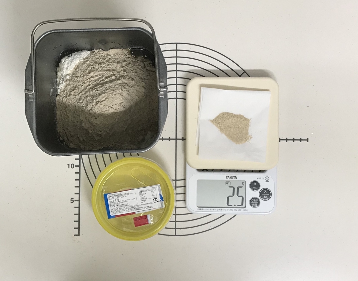 ホームベーカリー ドライイースト 入れ方