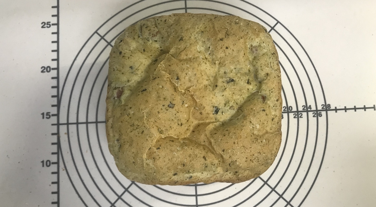ほうれん草　食パン　ホームベーカリー