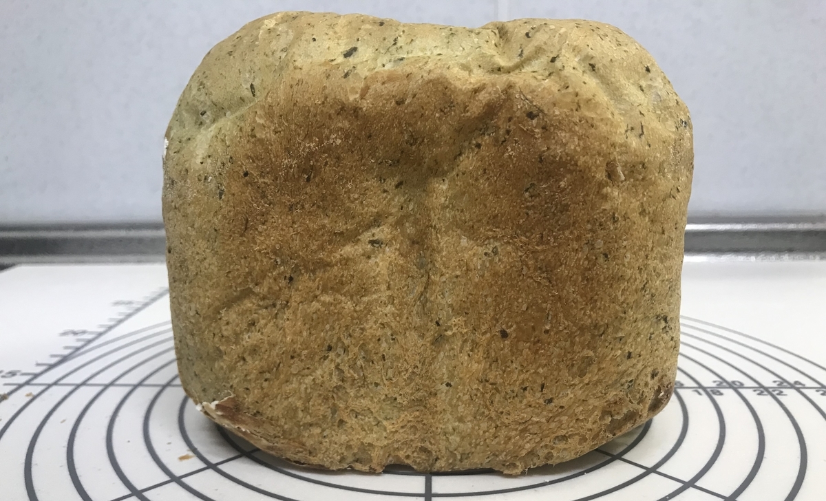 ホームベーカリー　食パン　真横から見た図