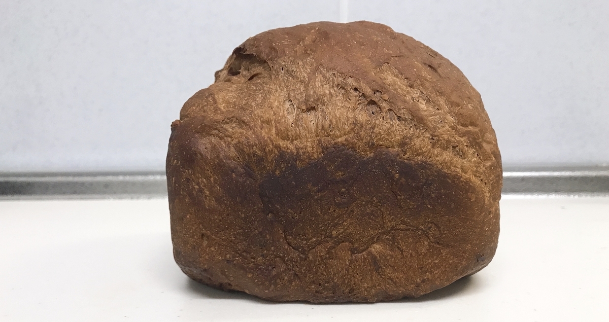 ホームベーカリー　ココア　食パン　ブラウニー　くるみ