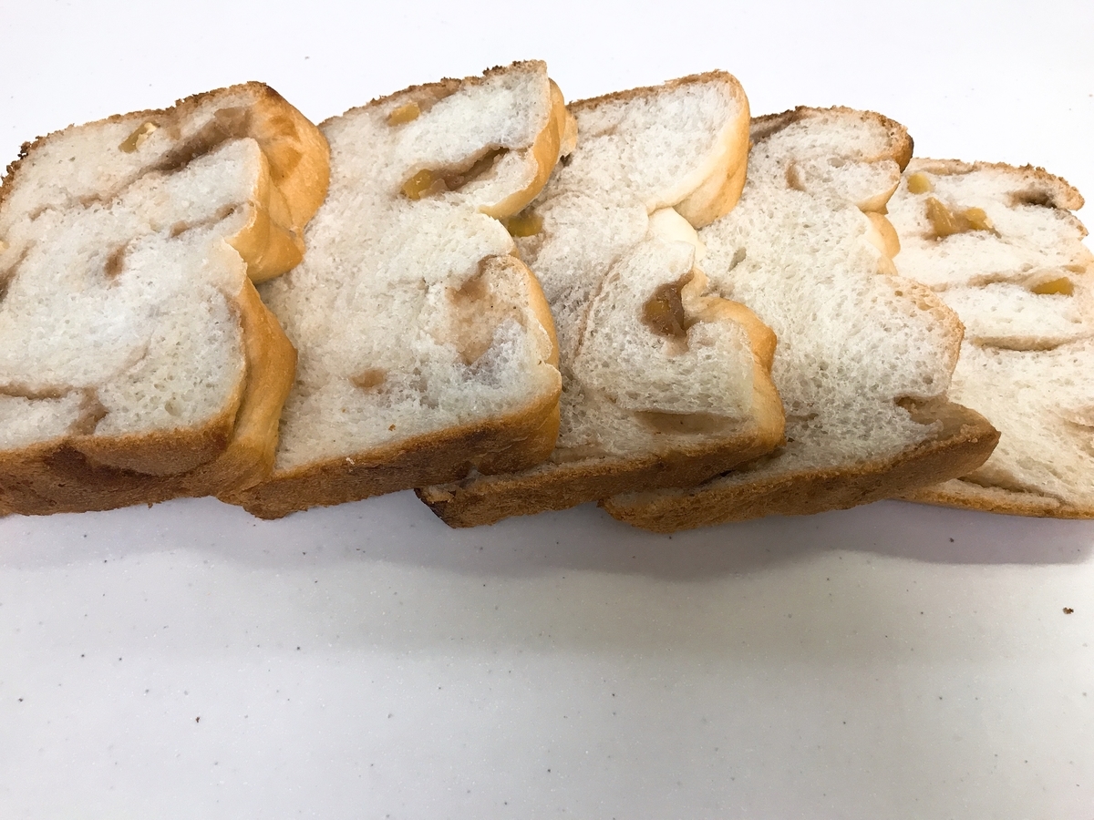 食パン 渦巻 マロンクリーム ホームベーカリー