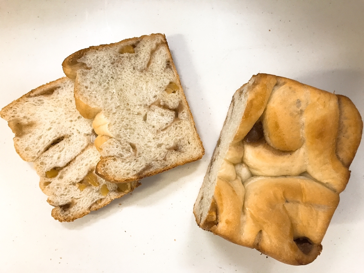 卵不使用 乳製品不使用 マロンクリーム 食パンレシピ