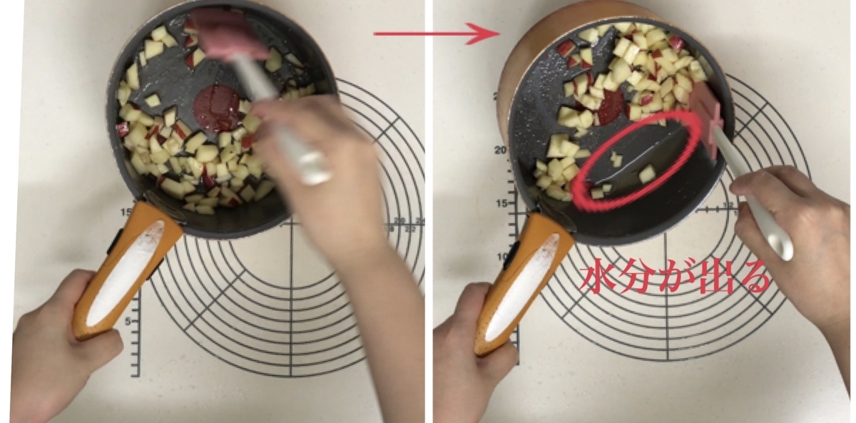 プリザーブ　パン作り　りんご