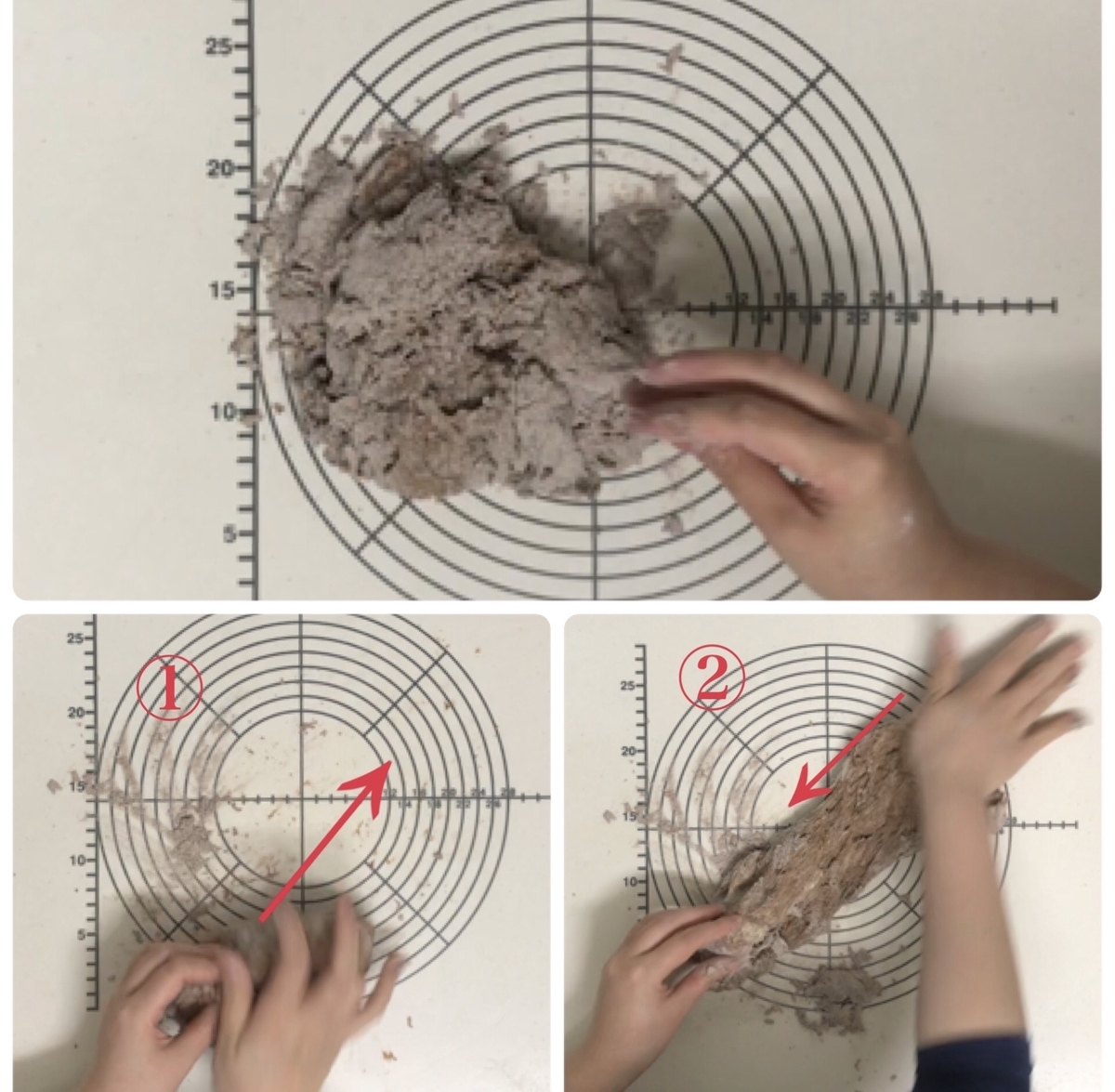 パン作り　生地　こね方