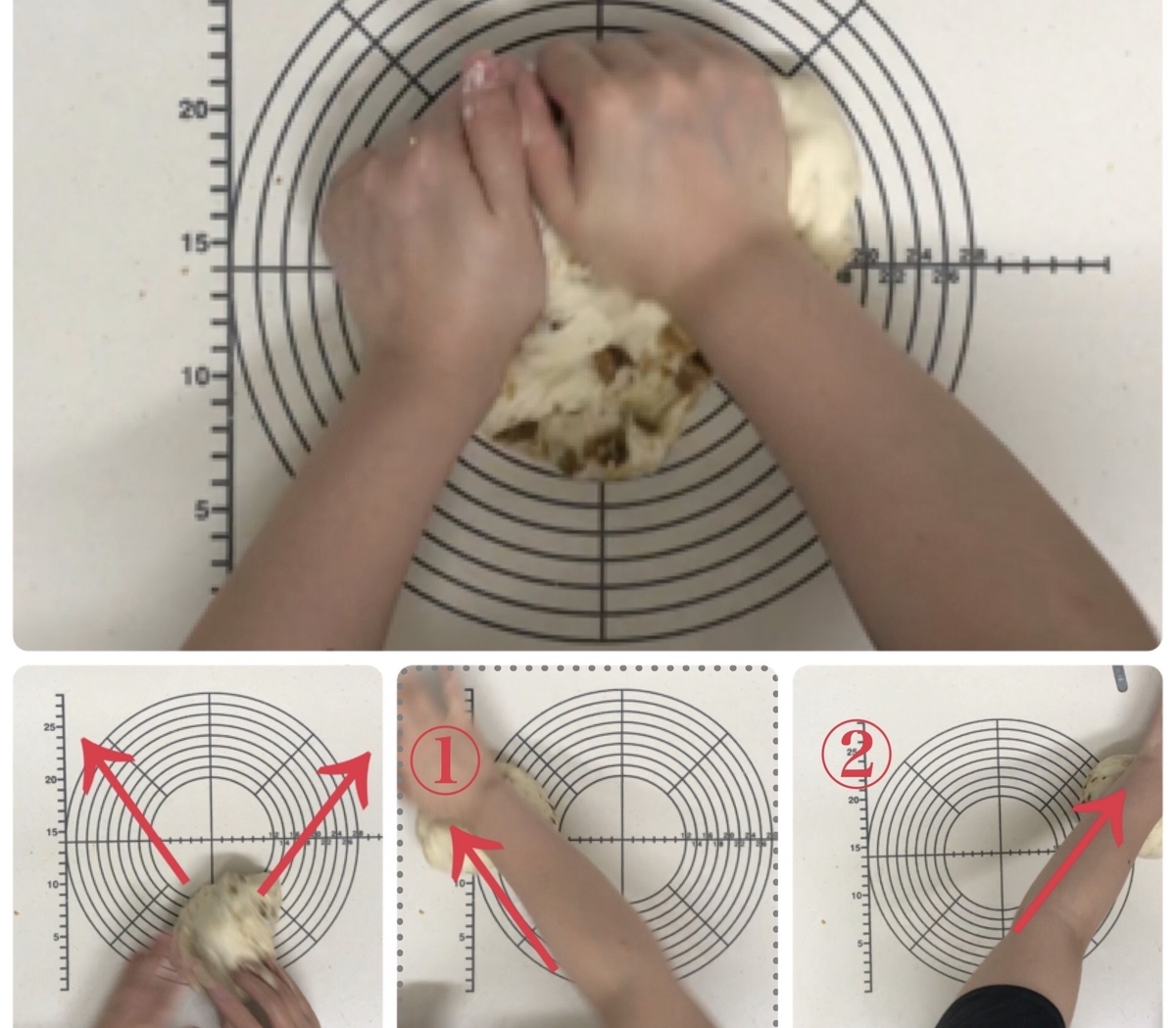 パン生地　手作り　表面をなめらかに整える