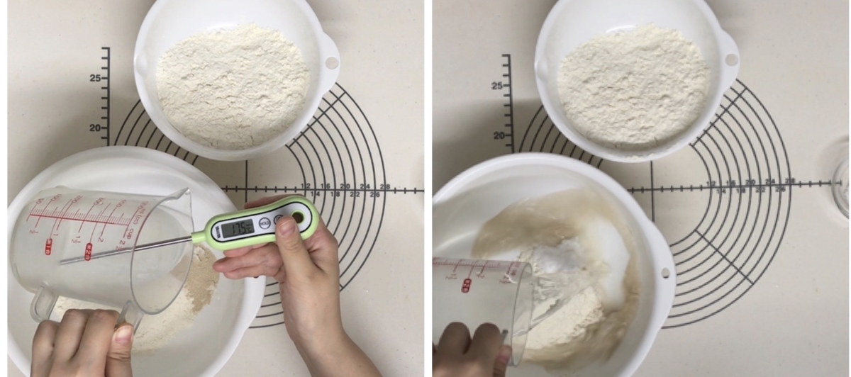 パン作り　仕込み水　温度　計算方法