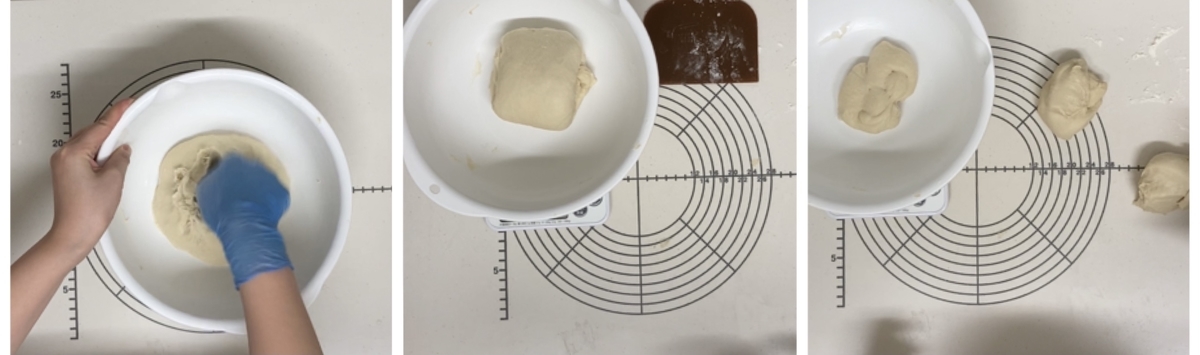 パン生地 分割 焼成率