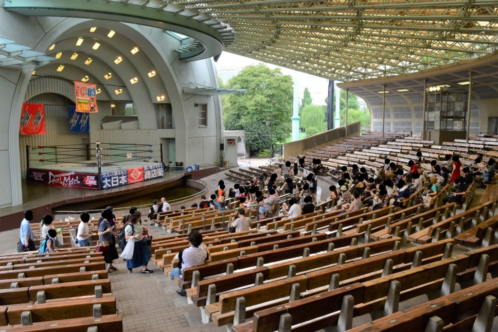プロレス会場紹介 東京 上野恩賜公園野外ステージ 水上音楽堂 田舎のプロレス難民ブログ
