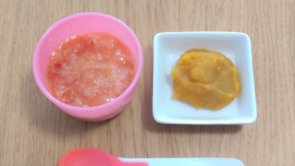 離乳食中期 7ヶ月 メニュー ツナのトマトがゆ 鶏レバーと緑黄色野菜 かぼちゃのおかゆ 豆腐の野菜あん 麦茶の練習はパック麦茶を使ってから順調です レシピ付き ママ パパの笑顔が一番好き 離乳食中期 7ヶ月 メニュー ツナのトマトがゆ 鶏レバーと緑黄色野菜 かぼちゃのおかゆ 豆腐の野菜あん 麦茶の練習はパック麦茶を使ってから順調です レシピ付き ママ パパの笑顔が一番好き