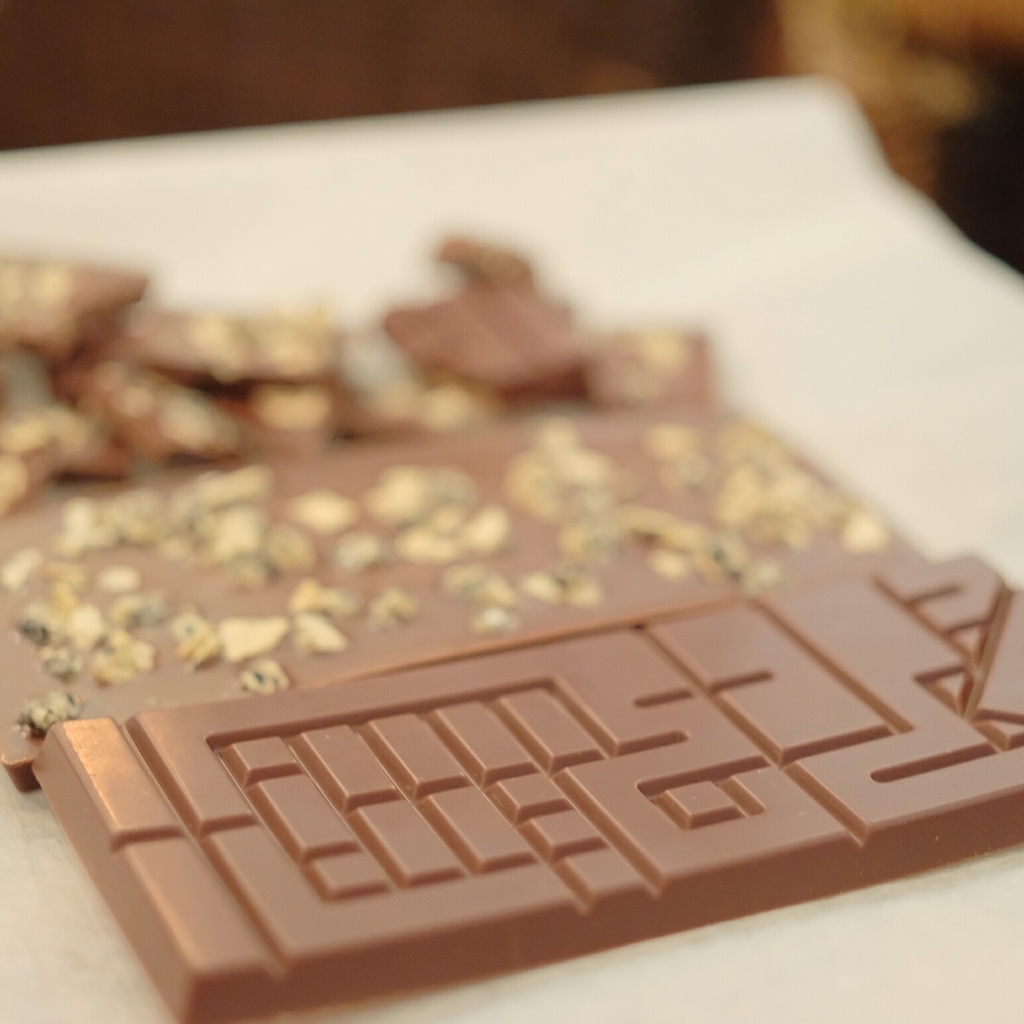 ナンブタブレットのチョコレートデザイン