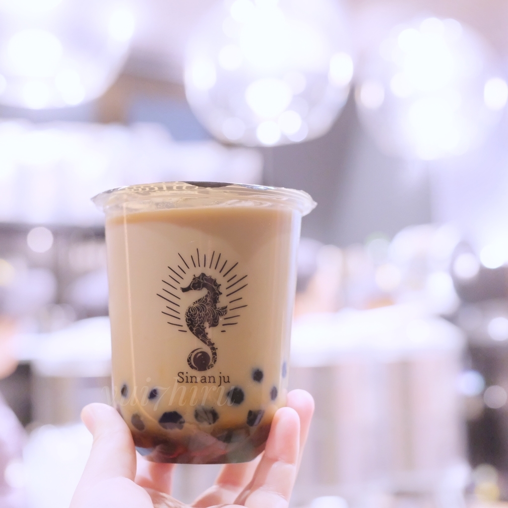 黒糖ほうじ茶タピオカミルクティー