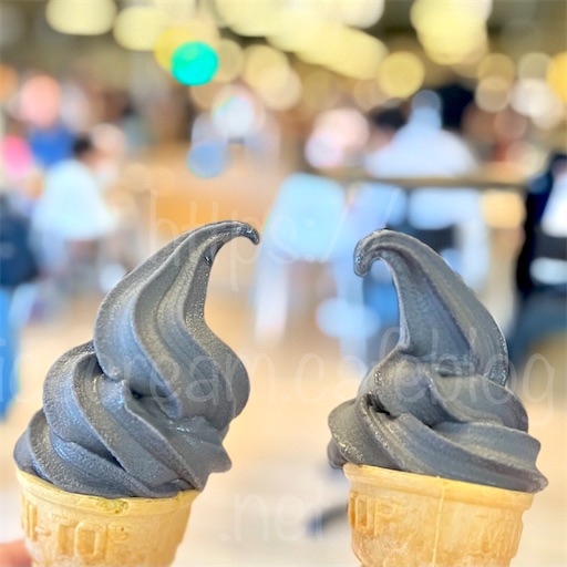 ソフトクリーム　置き物　ブラック　6112 ソフトクリーム 置き物 ブラック 6112 ソフトクリーム置き物ブラック6112