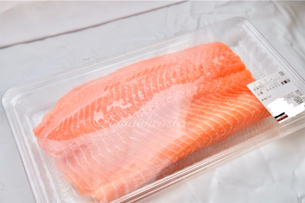 ノルウェー産サーモンフィレ2枚&大鉢鮪大トロ切り落とし3パック さやママ コストコ購入品！ノルウェー産刺身用生アトランティックサーモン
