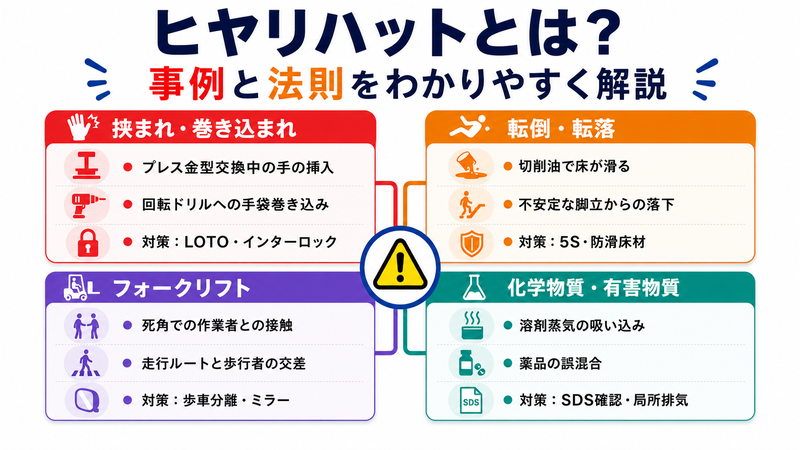 ヒヤリハットとは？事例と法則をわかりやすく解説 - Instant Engineering