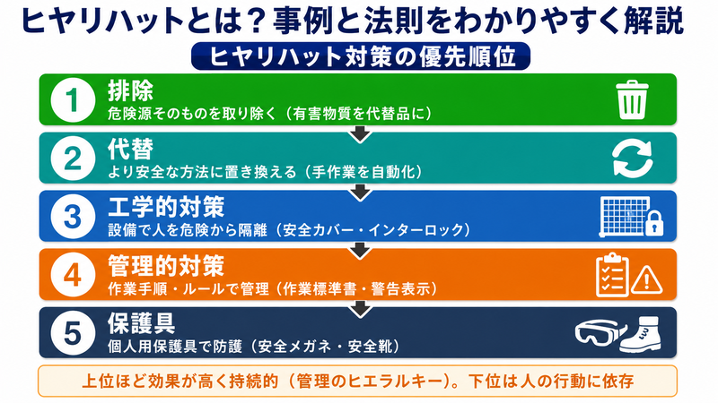 ヒヤリハットとは？事例と法則をわかりやすく解説 - Instant Engineering