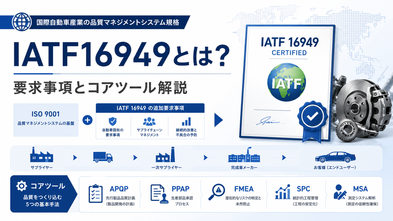 IATF16949とは？要求事項とコアツール解説 - Instant Engineering