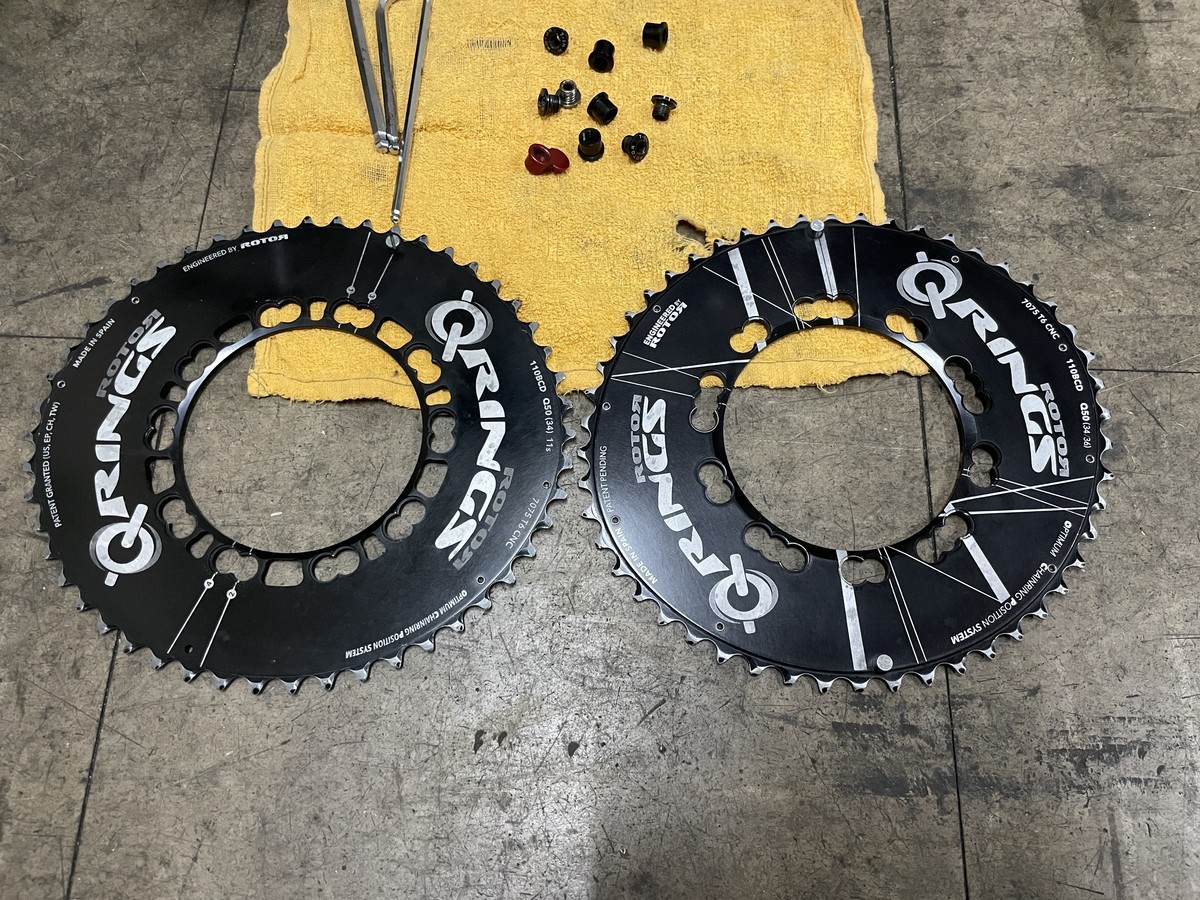 ROTOR Q-Rings アウター交換 - 鍋谷スト日記 (nabetanisuto)