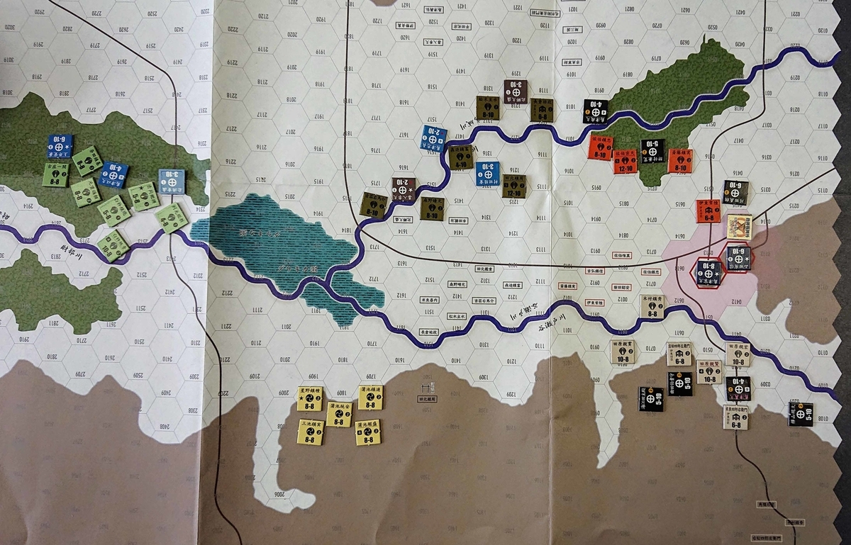 耳川の戦い」（国際通信社：コマンドマガジン153号）を対戦する