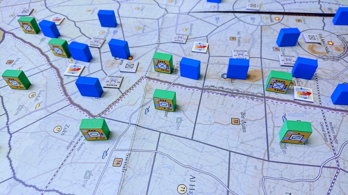 Golan '73」（GMT）を対戦する（1/2） 【追加：2024/12/29】 - Their