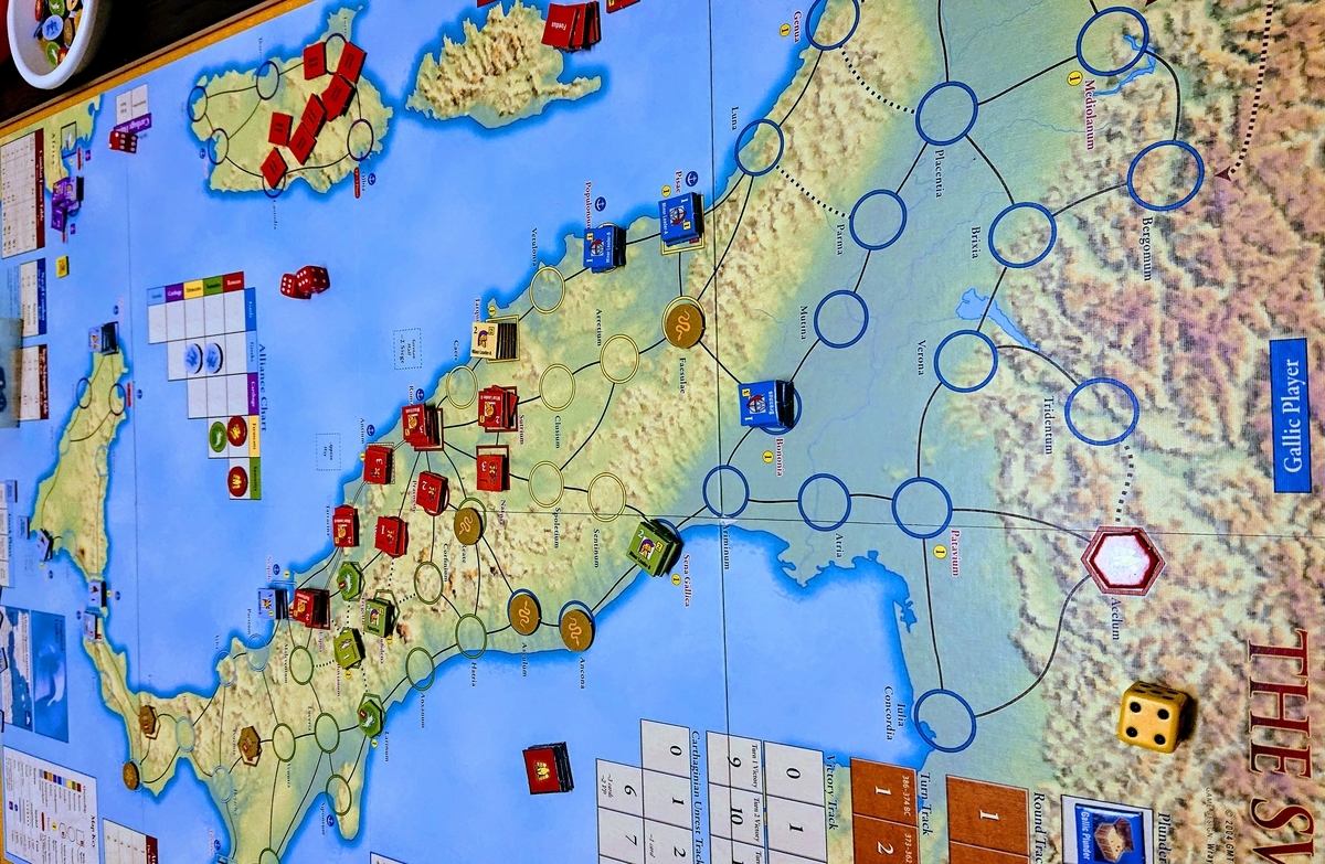 SWORD OF ROME（GMT GAMES）を対戦する（2/2） Their Finest Hour －歴史・ミリタリー・ウォーゲーム