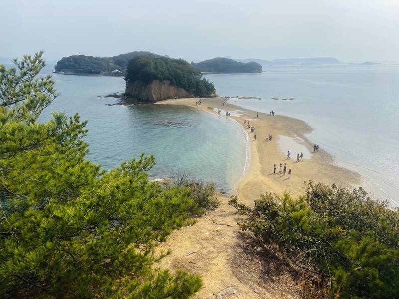 小豆島をぐるっと一周 エンジェルロード 妖怪博物館 魔女宅など ユカログ