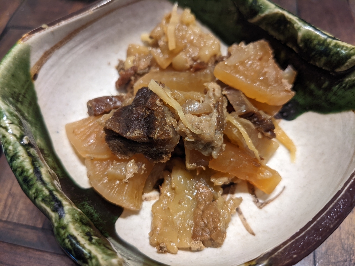 牛すじ大根 うさぎ食堂