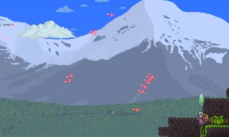 テラリアその8 深紅のカギの使い道を探す ふたりでゲーム