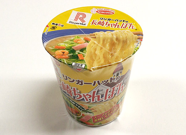 リンガーハットのカップ麺「長崎ちゃんぽん」食べてみました!