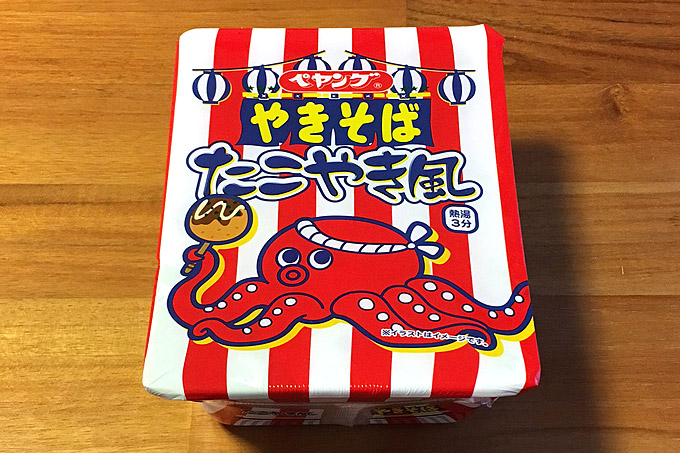 ペヤング たこやき風やきそば 食べてみました!たこ焼きを美味しく再現した“たこやき風”やきそば!