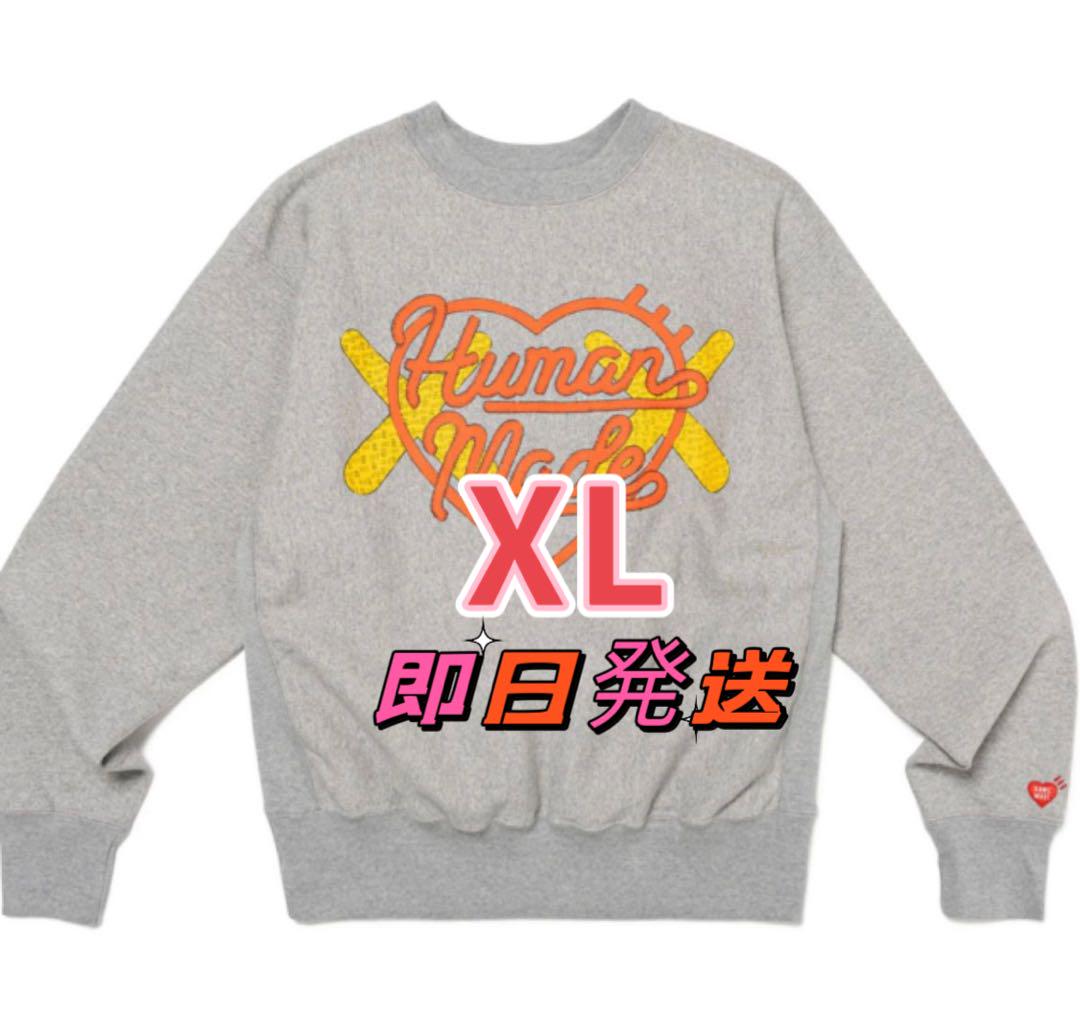 美品】HUMAN MADE×KAWS スウェット【XL】（HUMAN MADE KAWS MADE