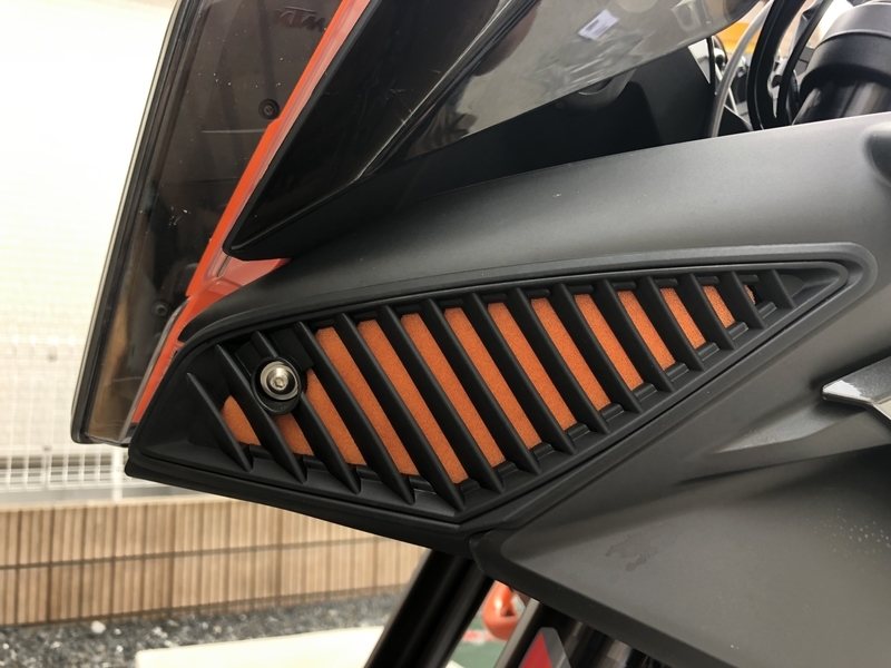 KTMパワーパーツ エアフィルターダストプロテクション」インプレ