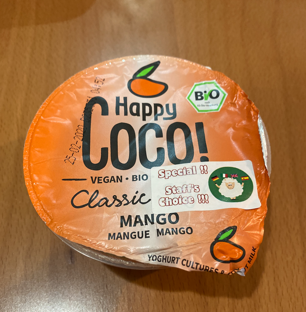ビオココナッツヨーグルト マンゴー味