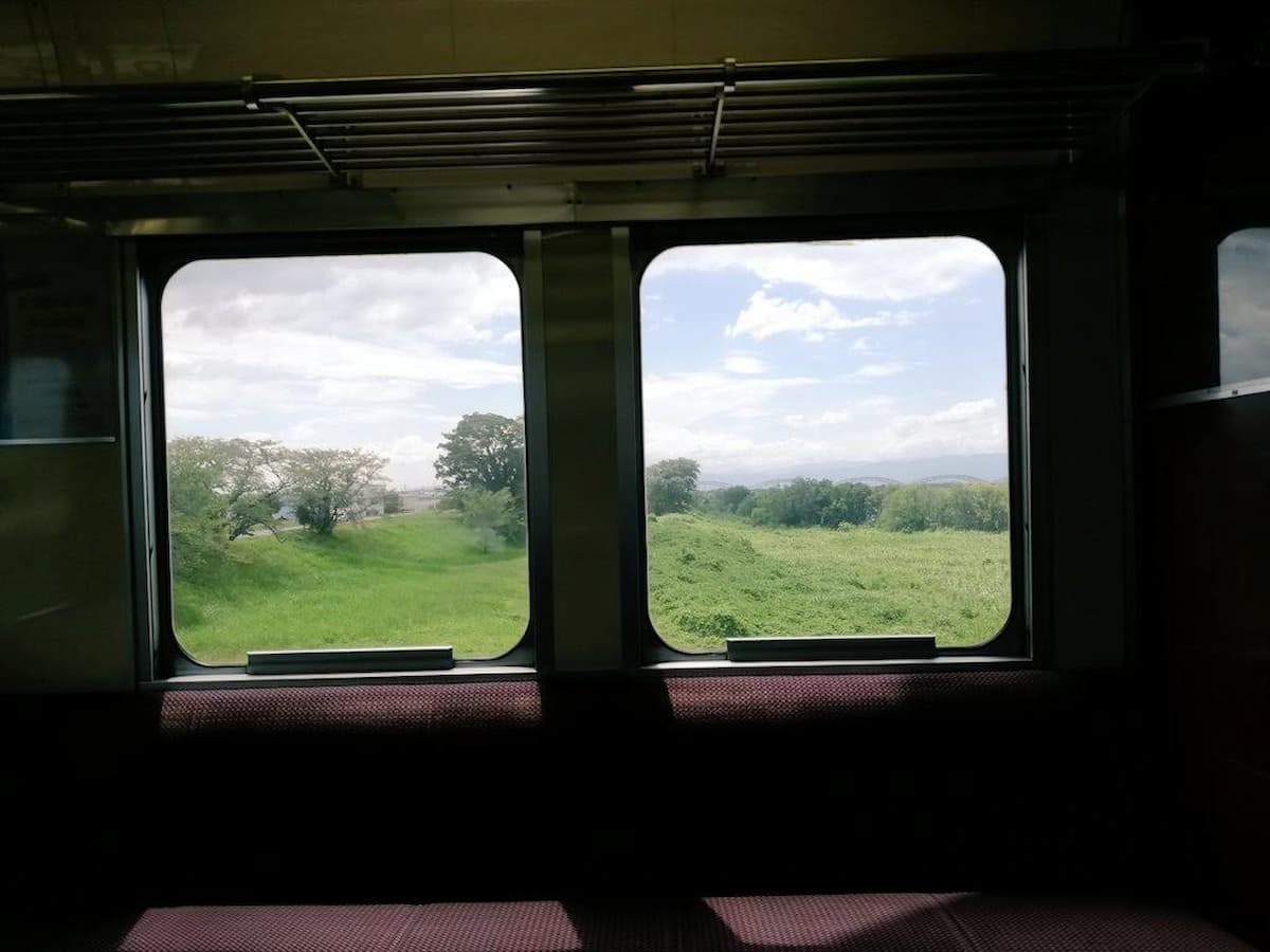 名鉄電車の車内