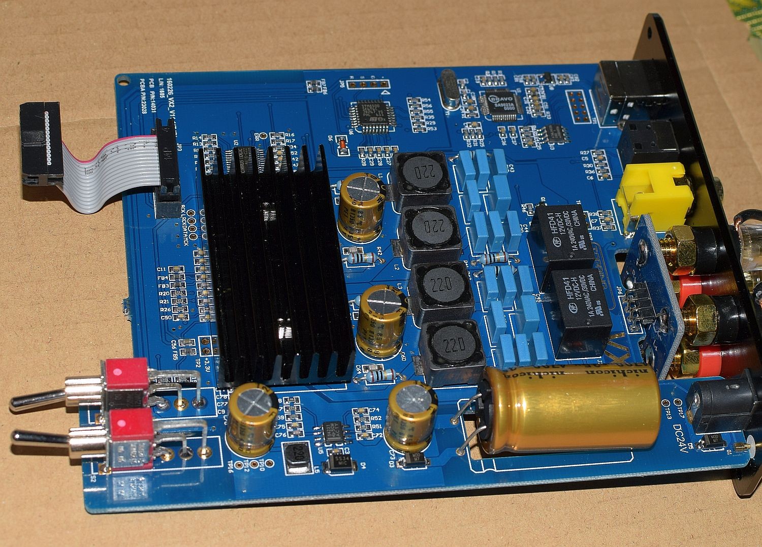 DAC内蔵デジタルアンプ topping vx2 TOPPING VX2の音質やレビュー フルデジタルアンプ