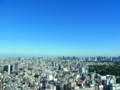 [風景写真]高層ビルの展望台から眺める東京都心