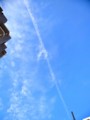 [風景写真]飛行機雲