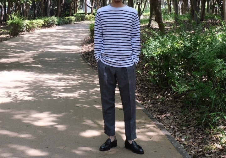 ほぼ新品✨john smedley ボーダーニット