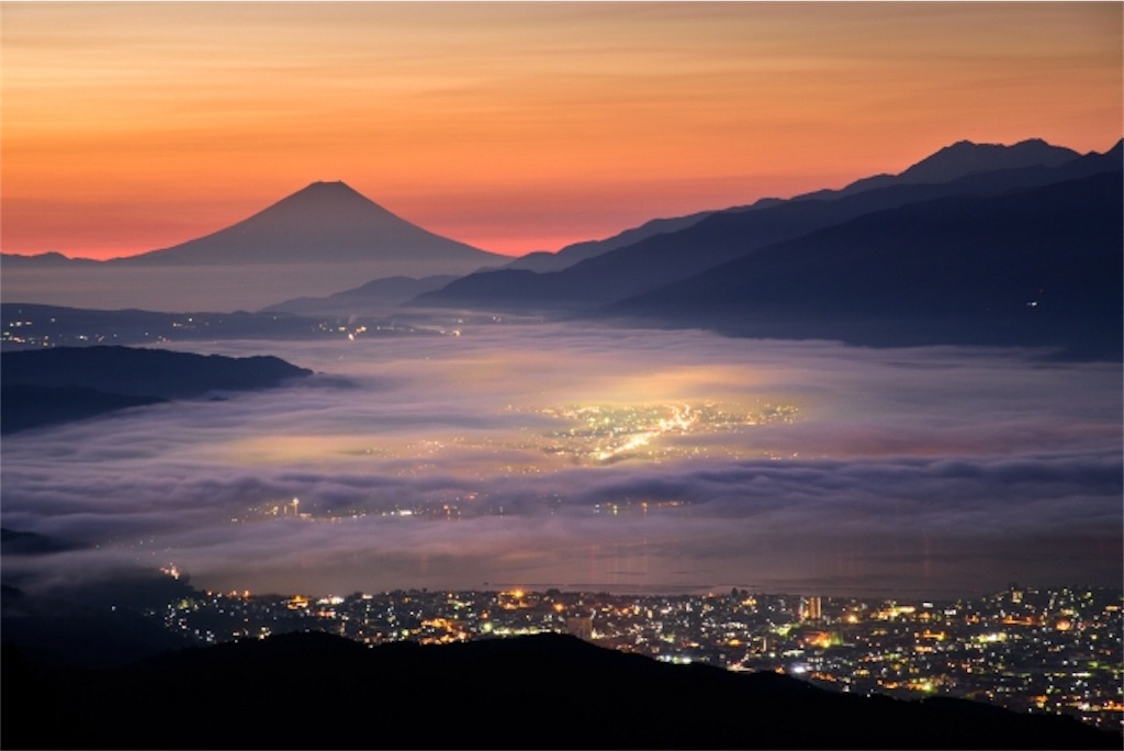 黄昏時の高ボッチ高原は幻想の世界 絶景に感動した写真記録 君の名は オノディブログ