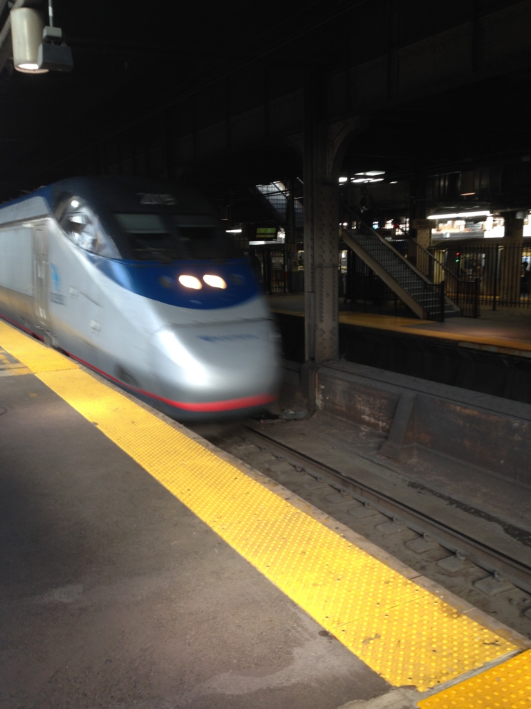 Amtrak from Newark Penn Station to Washington Union Station ゆうきんの日常